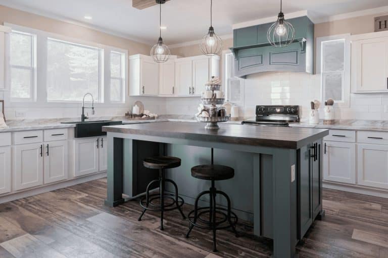 Open Floor plan kitchen with large island