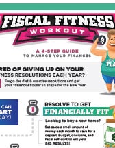 a flyer for a fitness program with a picture of a man