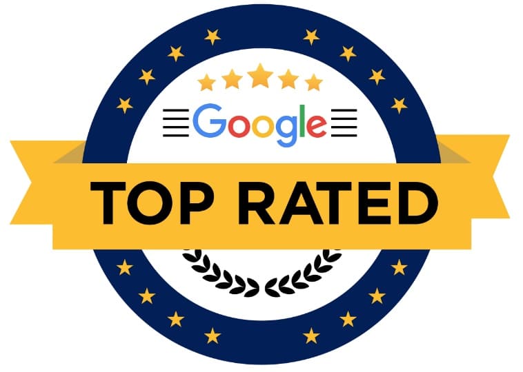 google top rated badge