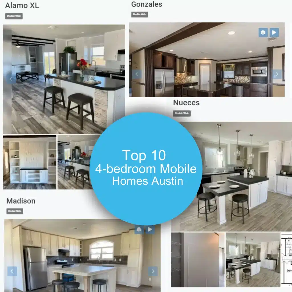 The Complete Guide to Top 10 Four Bedroom Mobile Homes Austin, TX by Village Homes